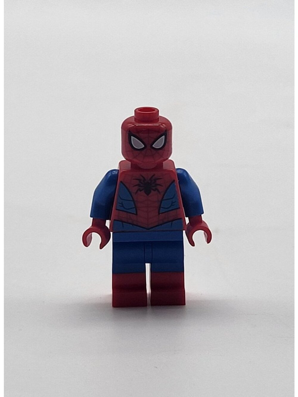 LEGO Marvel Super Heroes Spider-Man Metallic Blue Eye Highlights Minifig SH536 - Picture 3 of 3